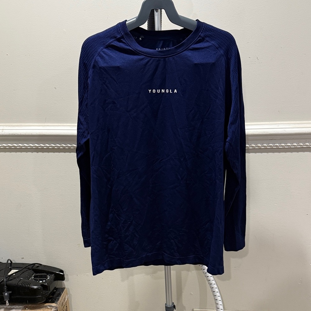 YoungLA Navy Long Sleeve Shirt